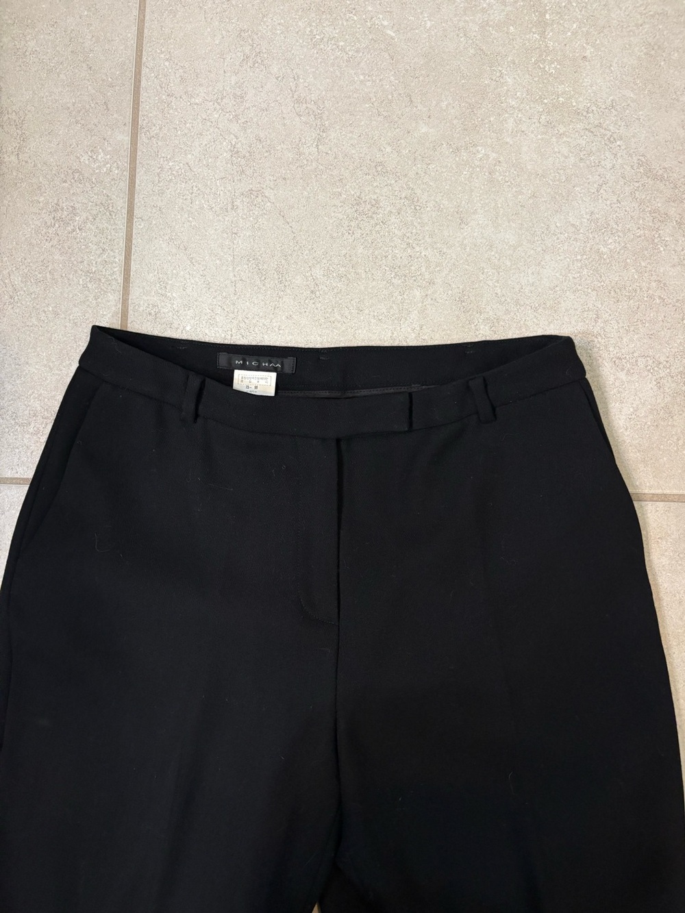 100% wool Black trousers